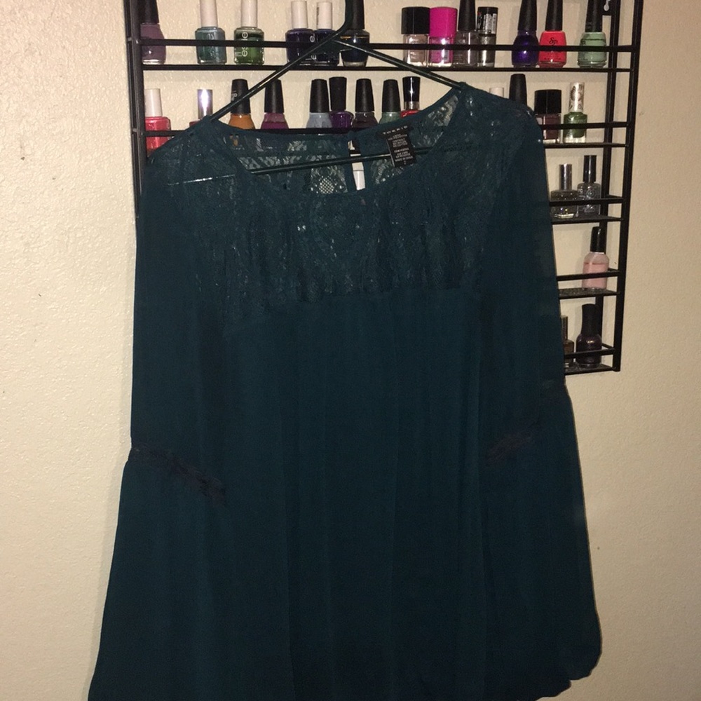 Lacy flowy top